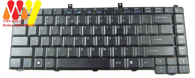 Bàn phím laptop Acer aspire 3000 3050 3020 3640 3602 3603 3610 3612 3620 3680 3682 3630 3857