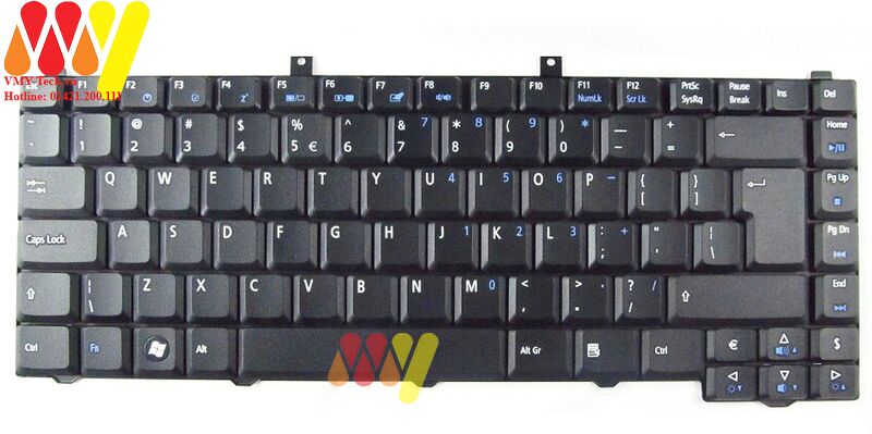 Bàn phím laptop Acer 5002 5050 5110 5172 5278 5374 5410 5430 5500 5510 5515 5540 5554 5550 5555