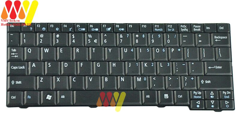 Bàn phím laptop Acer Gateway LT20 KAV10 KAV60 D250 EM250 LT2030U LT2032U LT2041 LT2041U Đen