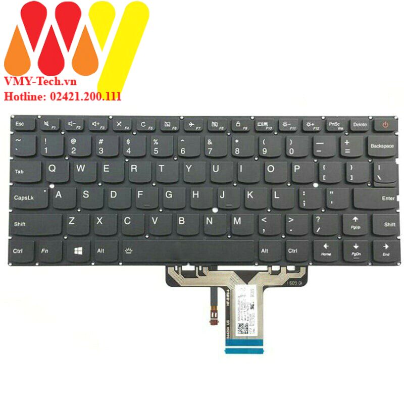 Bàn Phím Laptop Lenovo 710-13 710s-13710-13IKB 510-13IKB 710-13ISK 710S-13IKB 710S-13ISK (nút nguồn/LED)