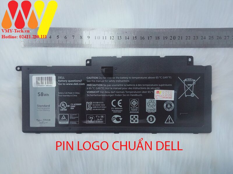 Pin laptop Dell Inspiron 15 7537 17 7737 F7HVR 062VNH G4YJM