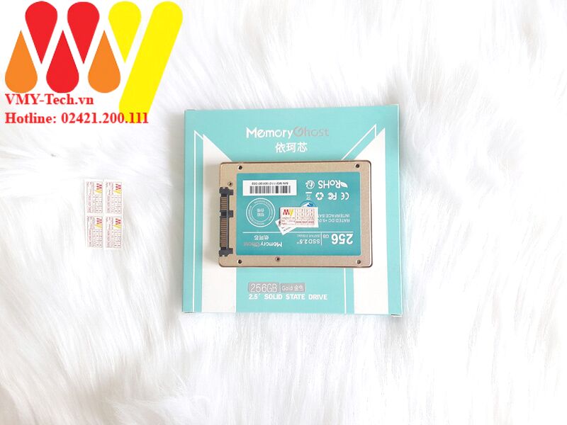 Ổ Cứng SSD Memory Ghost 256GB Gold, Bảo Hành 36 tháng/ ổ cài sẵn win