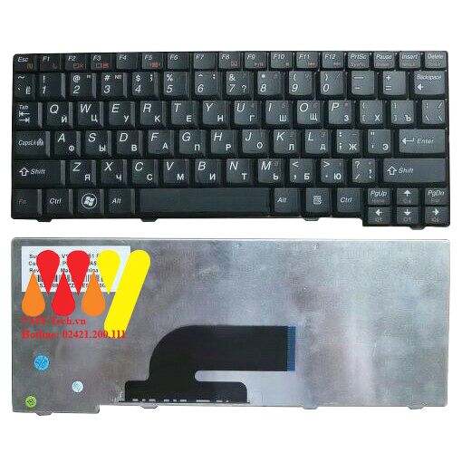 Bàn Phím Laptop LENOVO S10-2 - IdeaPad S10-2 S10-2C S10-3C S100s màu trắng