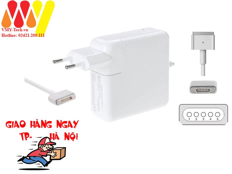 Sạc laptop MACBOOK 16.5V 3.65A 60W Chân T Full Box