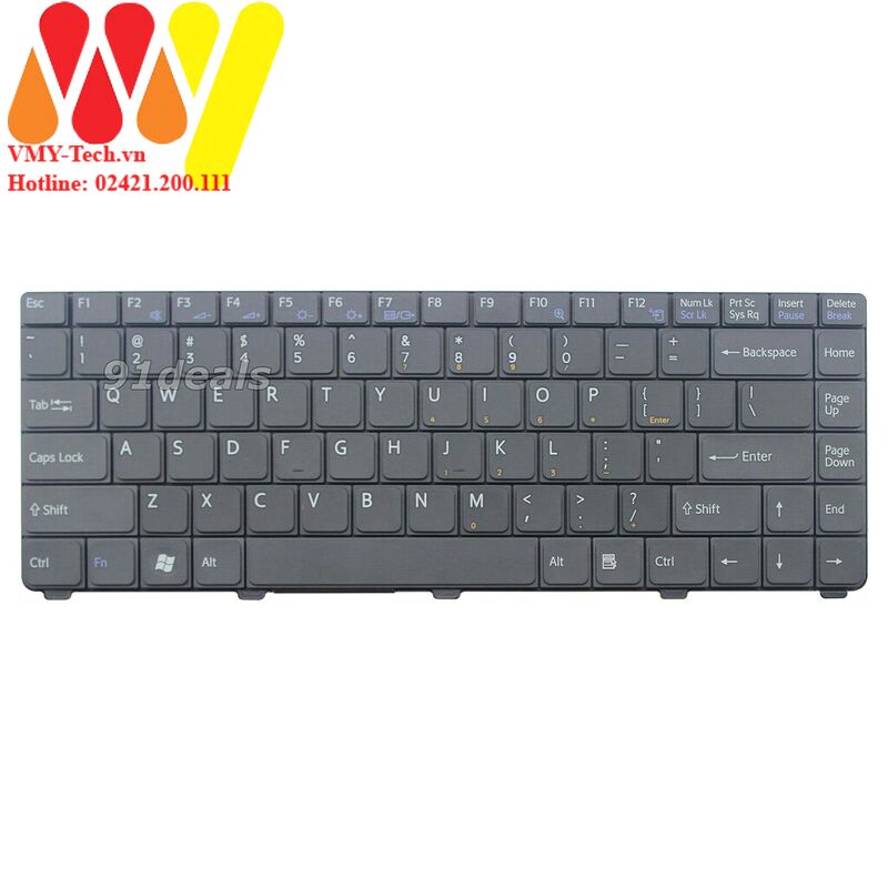 Bàn Phím Laptop SONY VGN-C210EH, VGN-C210EP, VGN-C220E, VGN-C220EH, VGN-C240E, VGN-C240EB, VGN-CGN-C250NB, VGN-C260E,