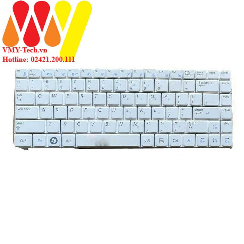 Bàn Phím Laptop Samsung X418 X420 R428 R462 R423 R425 Cáp Cong/Trắng