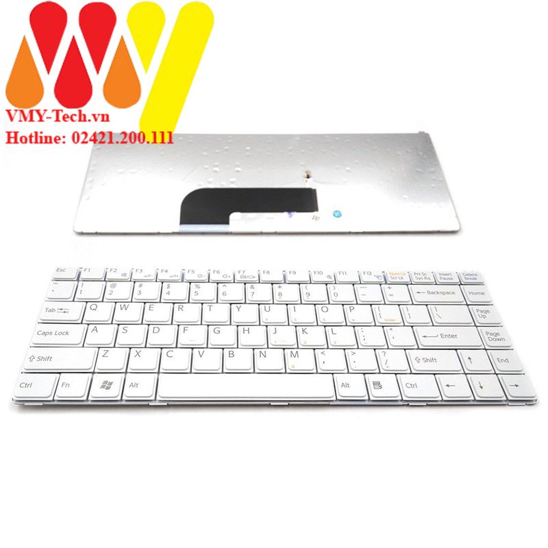 Bàn phím Laptop SONY Vaio N - PCG-7Y1L PCG-7Y2L PCG-7X1L PCG-7X2L PCG-7T1L PCG-7T2L Màu Trắng