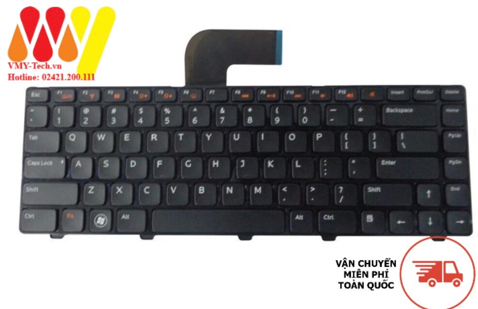 Bàn Phím Laptop DELL Vostro 2420 3350 3450 3550 3555 1440 3460 3560 1440 1445 1450 1550 3330 Led
