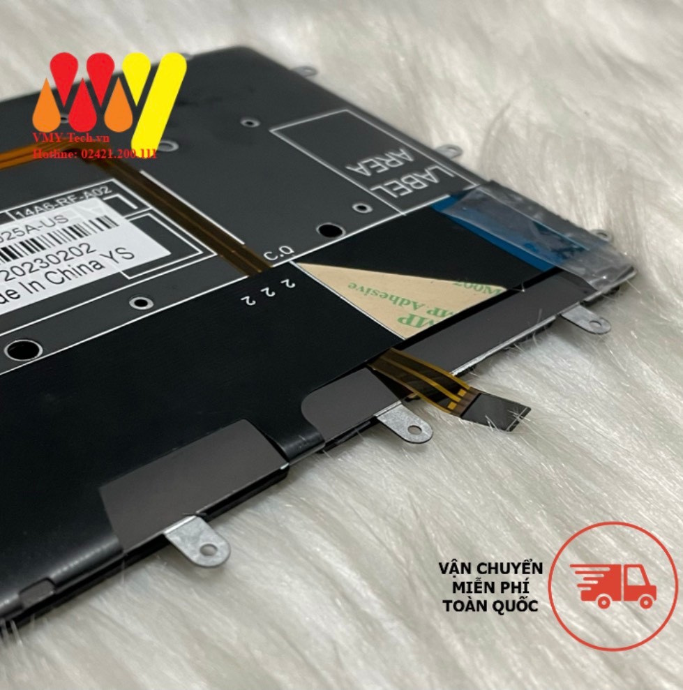 Bàn phím laptop Dell XPS13 9343 9350 9550 LED