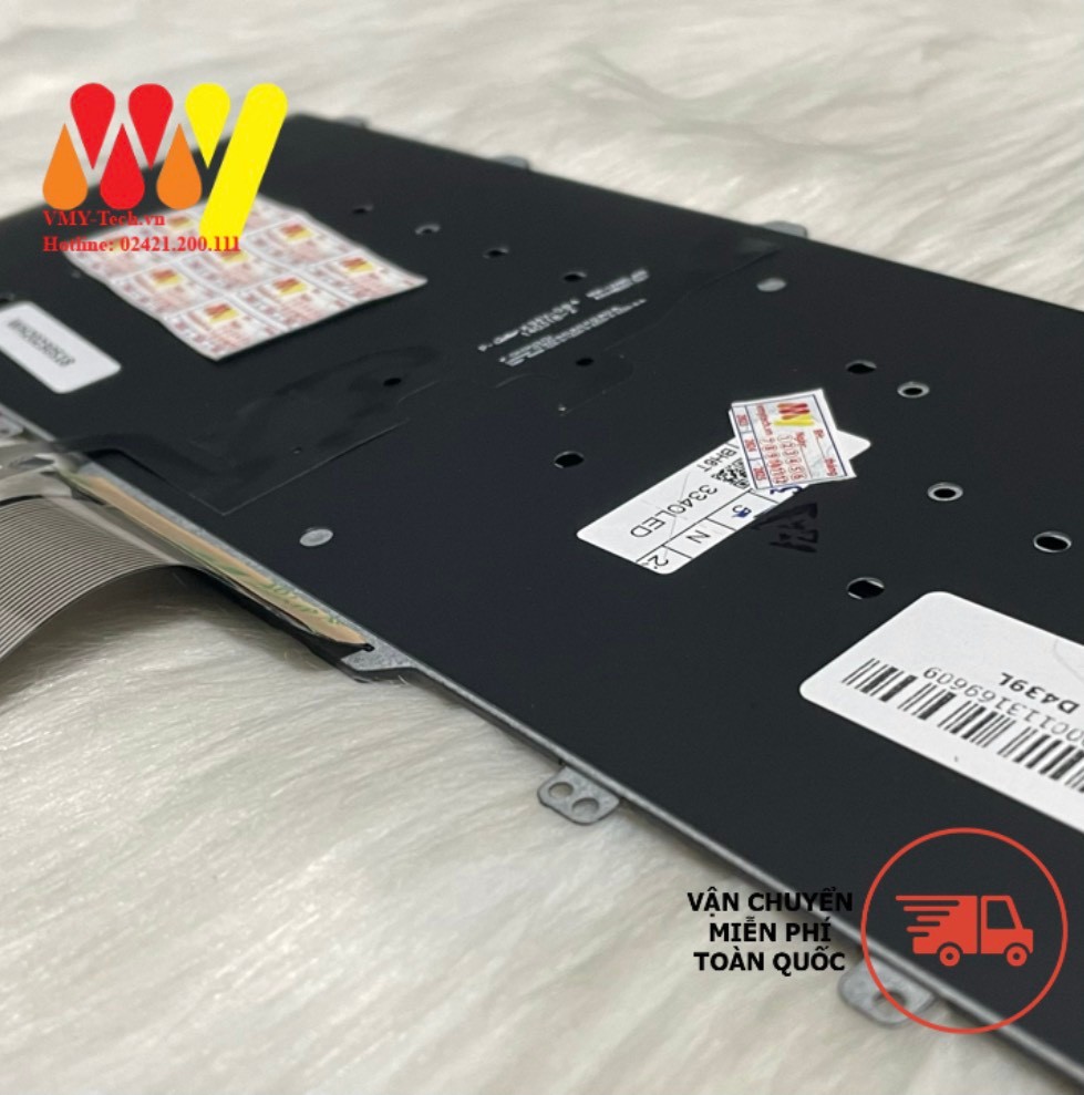 Bàn phím laptop Dell Latitude 5450 5470 5480 5490 5491 5495 7350 E5450 E5470 E5480 E5490 Led