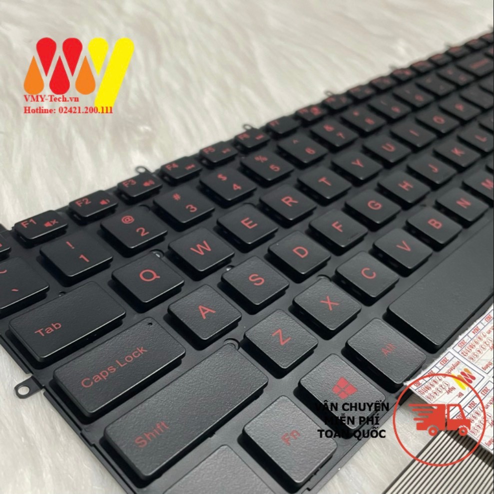 Bàn phím laptop DELL Latitude 3590 3500 Led Đỏ