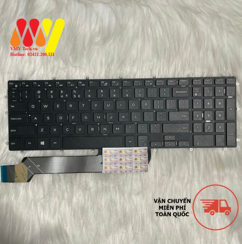 Bàn phím laptop Dell G3 G5 G7 3579 3590 3779 5587 7588 Zin