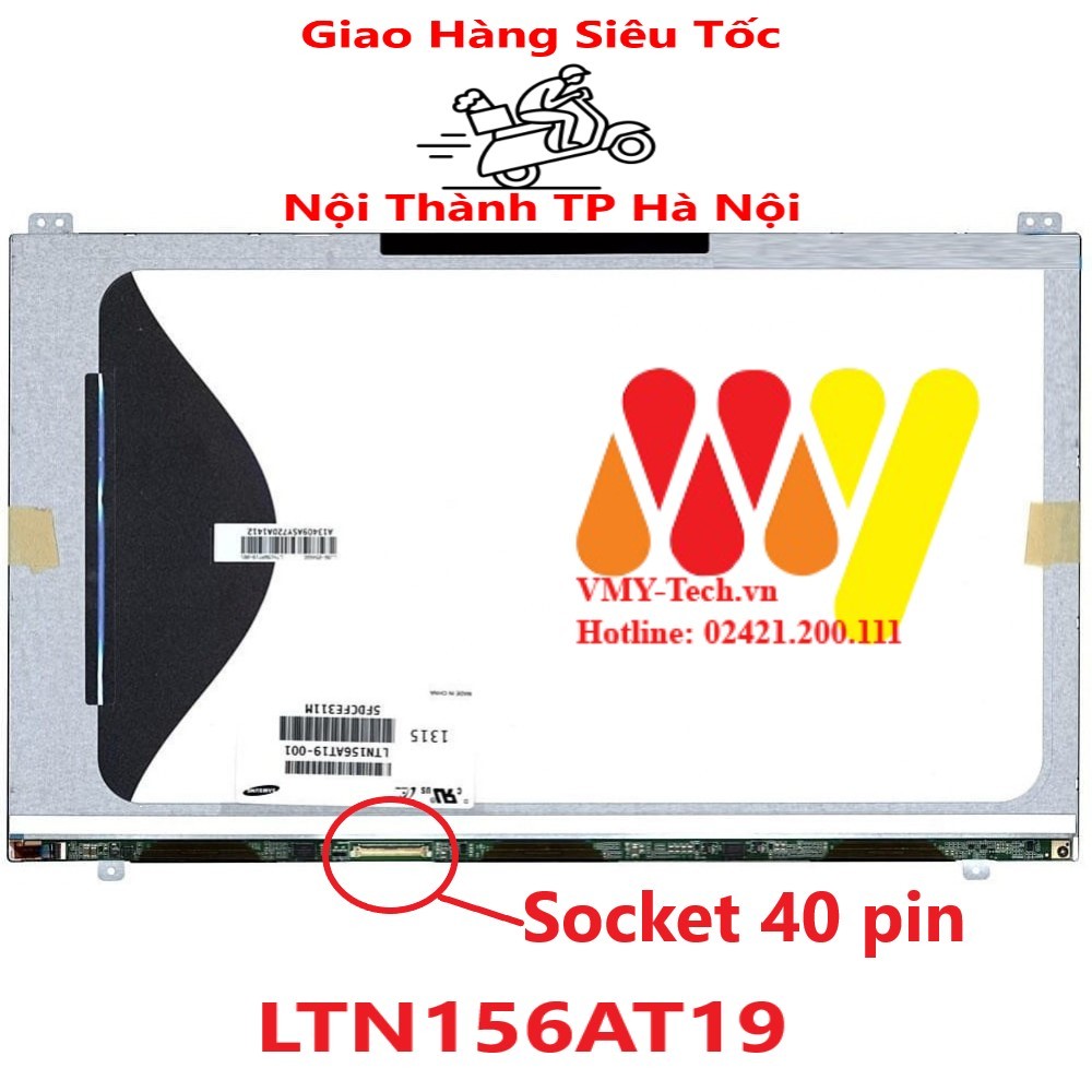 LCD 15.6/Mỏng/40 pin/Tai trên dưới/HD/ LTN156AT19