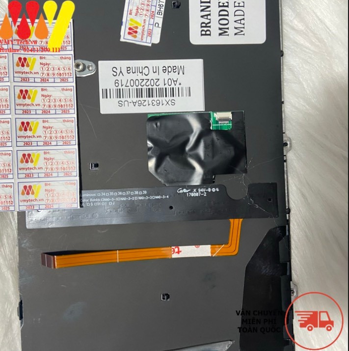Bàn phím laptop HP Genuine HP MT42 Mobile Thin Client Đen Chuột + Led