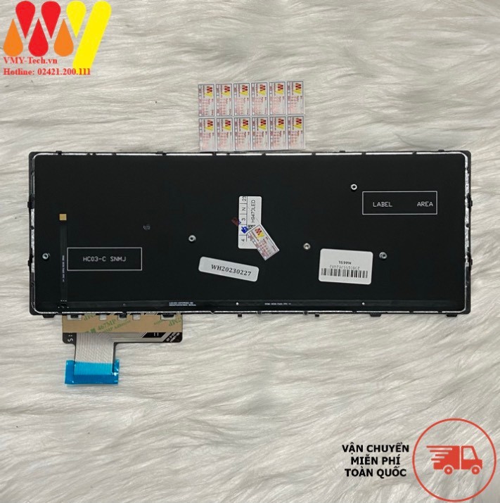 Bàn phím Laptop Hp Folio 9470m 9480m 9470 9480 - New 100% - Bạc - LED