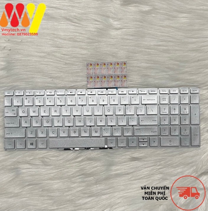Bàn phím laptop HP Pavilion 15-bs572tu 15-BS578TU 15-BS015DX 15-BS542TU 15-bs642tx Bạc