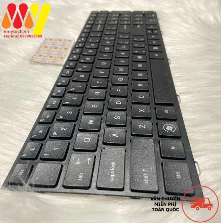 Bàn phím laptop HP Probook 4540 4540S 4545 4545S 4745S ZIN Khung Đen