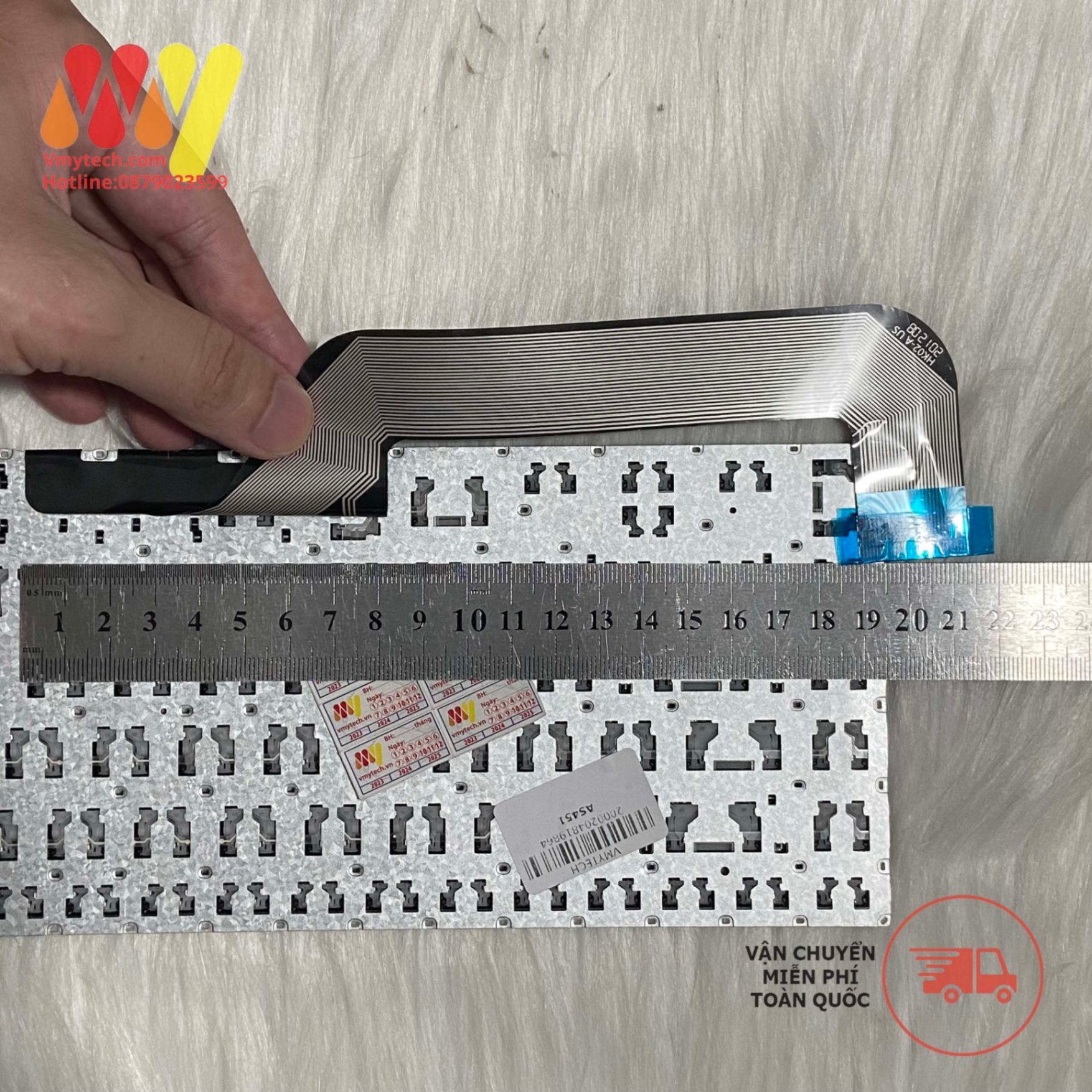Bàn Phím Laptop Asus Vivobook 15X505 X505b X505Ba X505BP X505Z X505ZA X506 R504z K505 NSK-WK2SQ0T 0KNB0-4129TU00