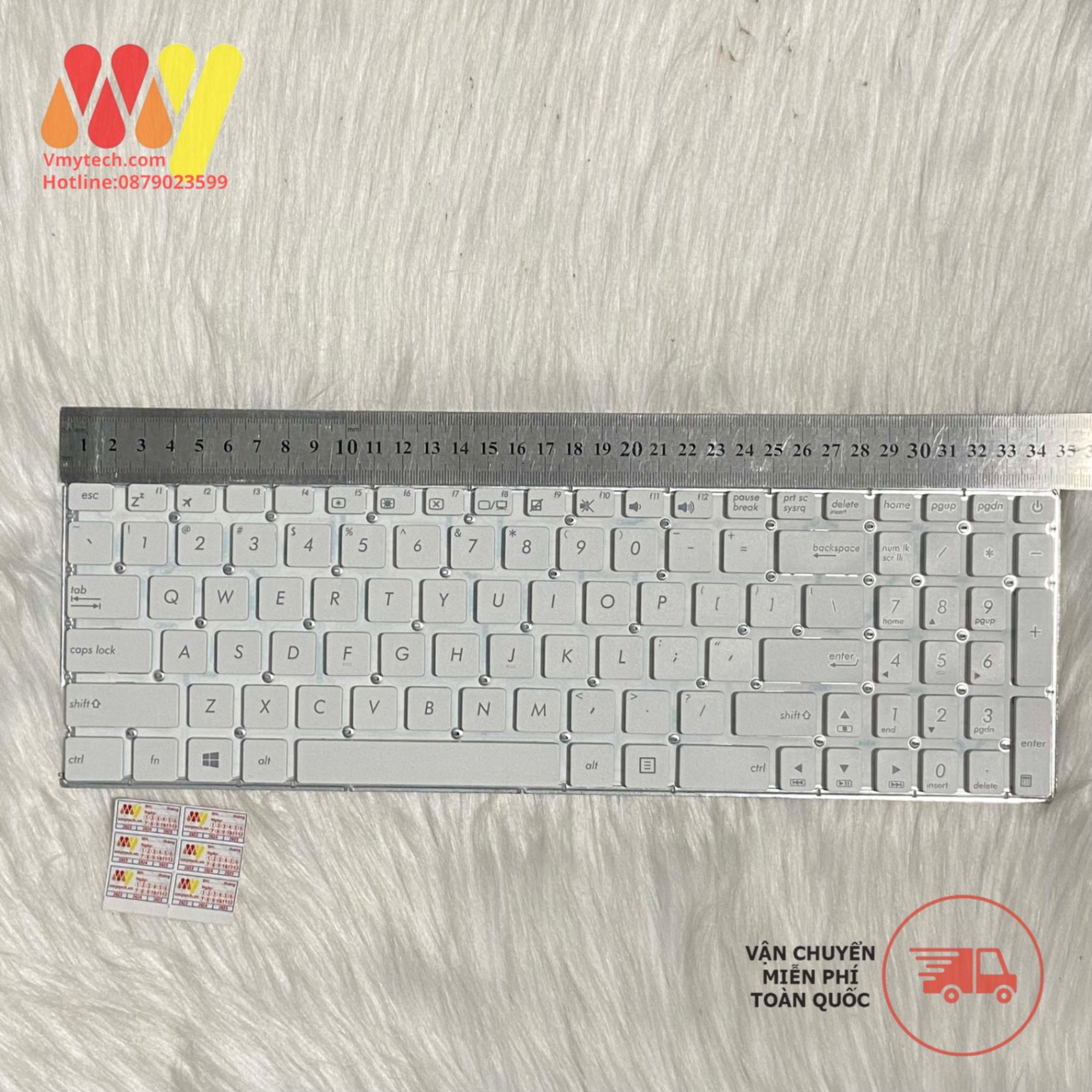 Bàn phím laptop Asus X540 X540L X540LA X540LJ X540S X540SA X540SC Màu trắng