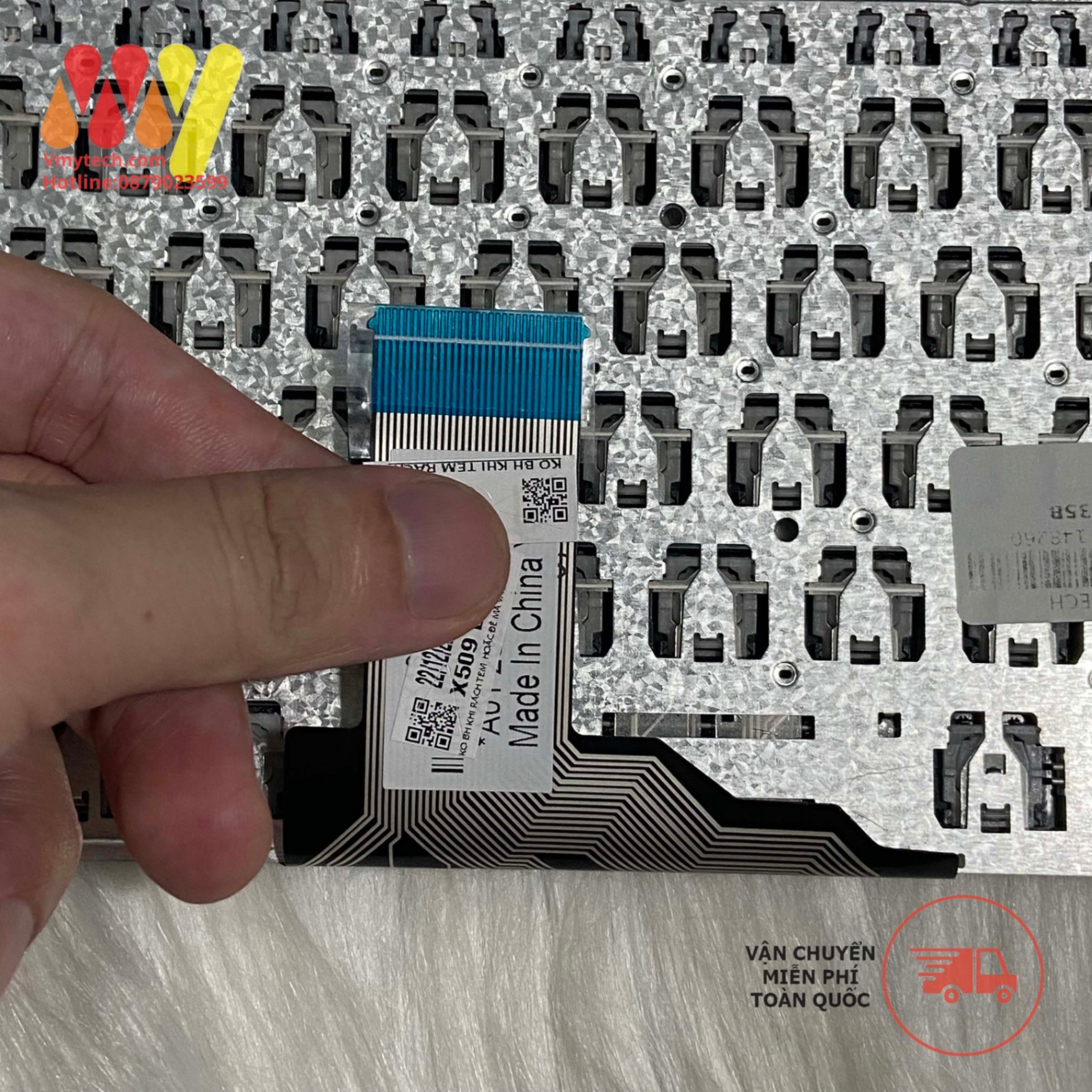 Bàn phím Laptop Asus Vivobook M509 X509U X509UA X509M X509FA X509FJ X509DA X509UM X509Ma màu bạc zin