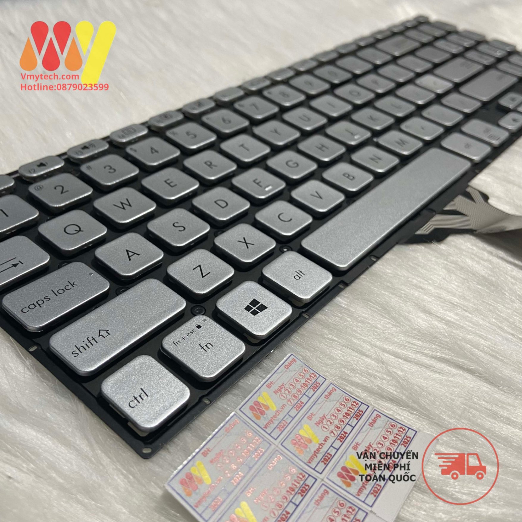 Bàn Phím laptop asus vivobook s15 s530 s530u s530fa s530un k530fn k530fa V5000FL Y5100UB Y5100UN màu bạc