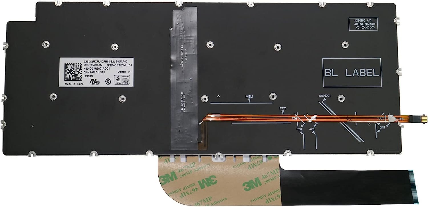 Bàn Phím laptop Dell Vostro 3400 3401 3405 5300 5301 5390 5391 5401 5402 5490 bạc