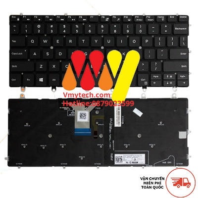 Bàn phím laptop Dell XPS 9365 dùng cho XPS 13 9365 13-9365