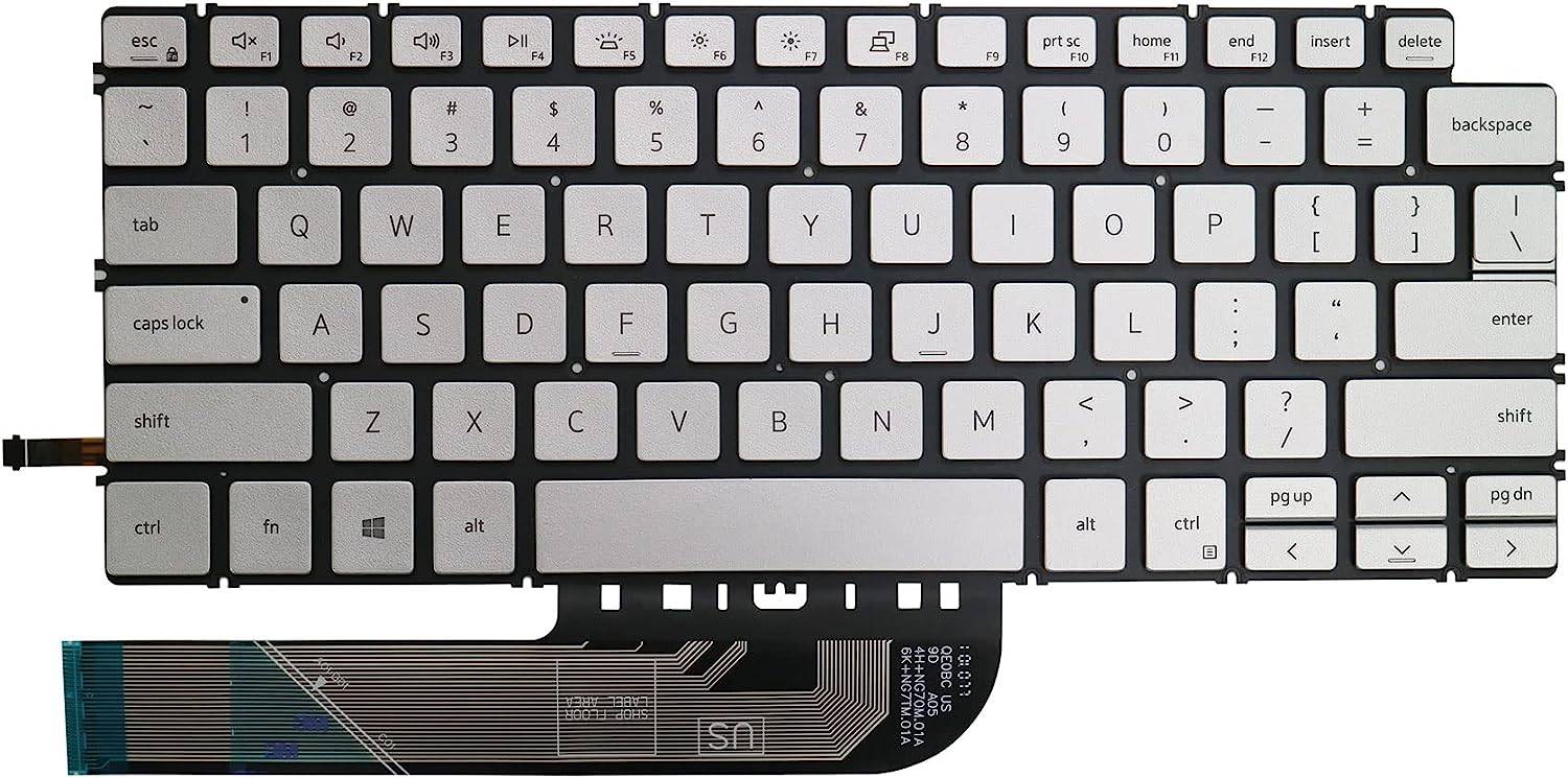 Bàn Phím laptop Dell Vostro 3400 3401 3405 5300 5301 5390 5391 5401 5402 5490 bạc