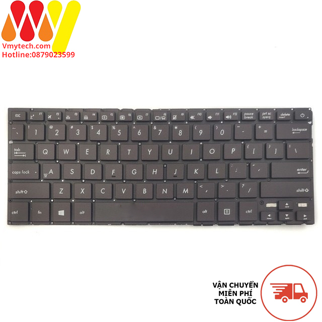 Phím laptop Asus UX330 UX330C UX330CA UX330CAK UX330U UX330UA CÓ ĐÈN+ NÚT NGUỒN