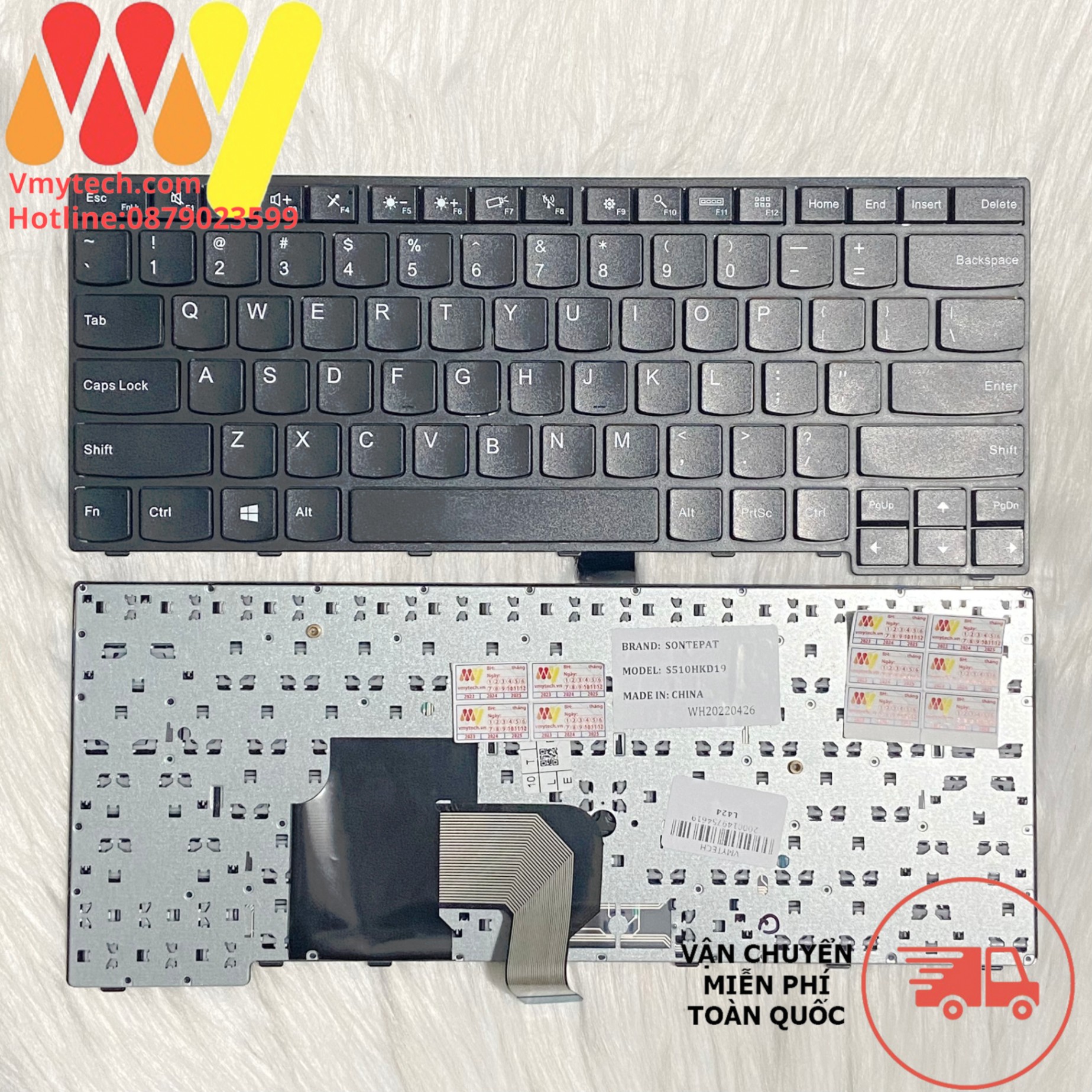 Bàn phím laptop Lenovo IBM Thinkpad E460 E465 W450 E450 E450C E455 04X6101 MP-13U53US-G62 SN20E66181 04X6181 ko chuột