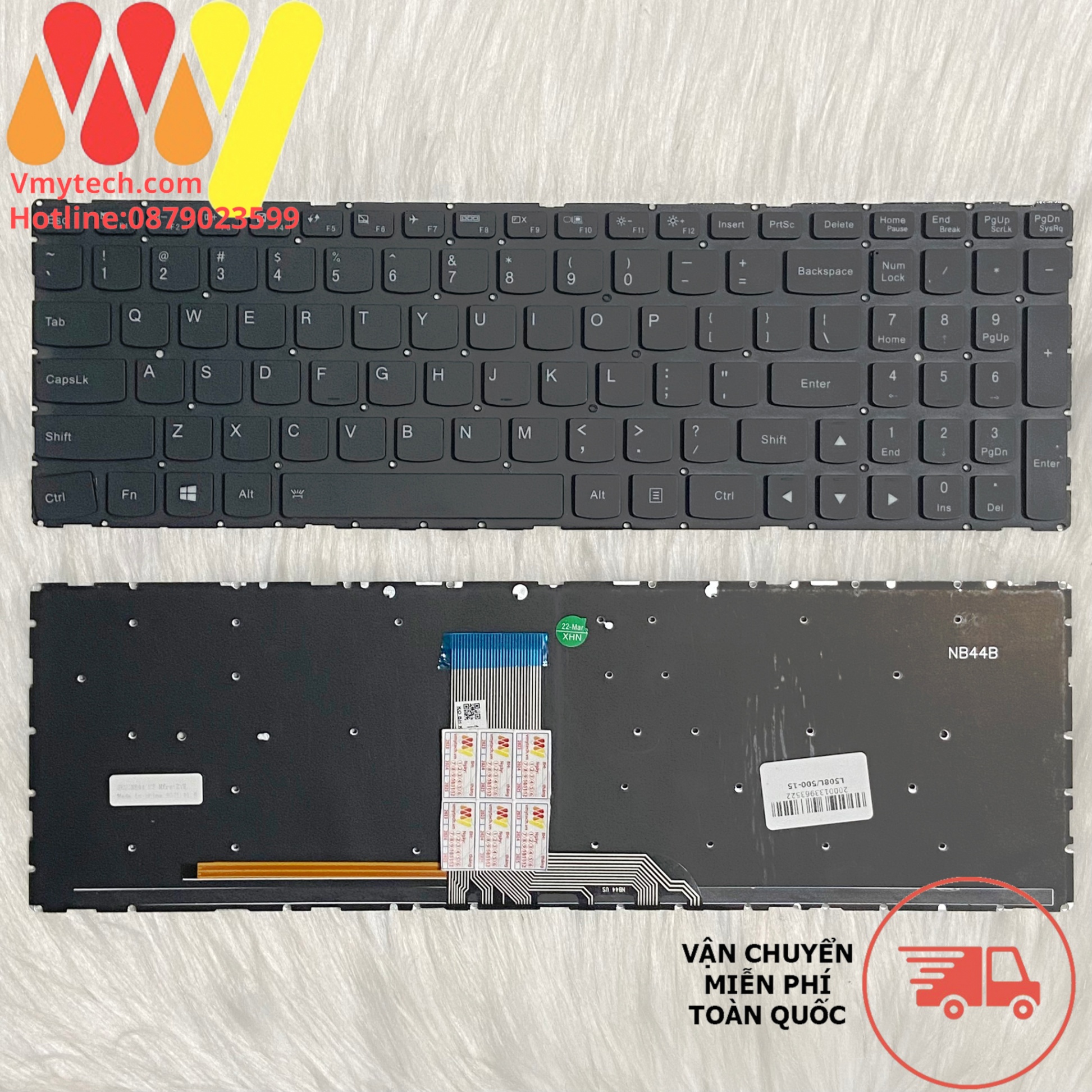 Bàn phím laptop Lenovo Flex 3-15, 3-1570, 3-1580 Led