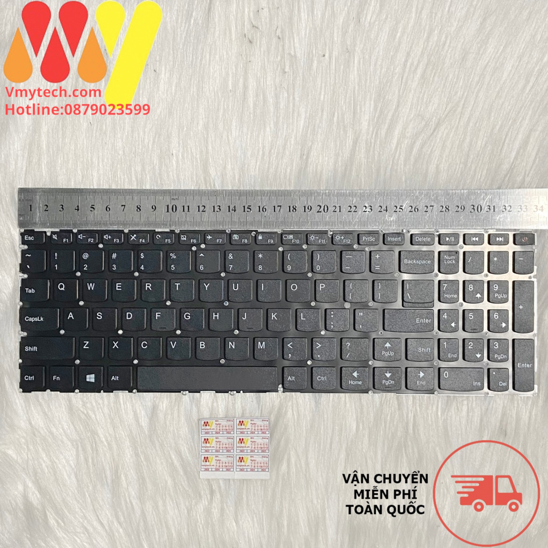 Bàn phím laptop Lenovo Ideadpad 110-15 110-15ACL 110-15AST 110-15IBR Cáp giữa CÓ NÚT NGUỒN