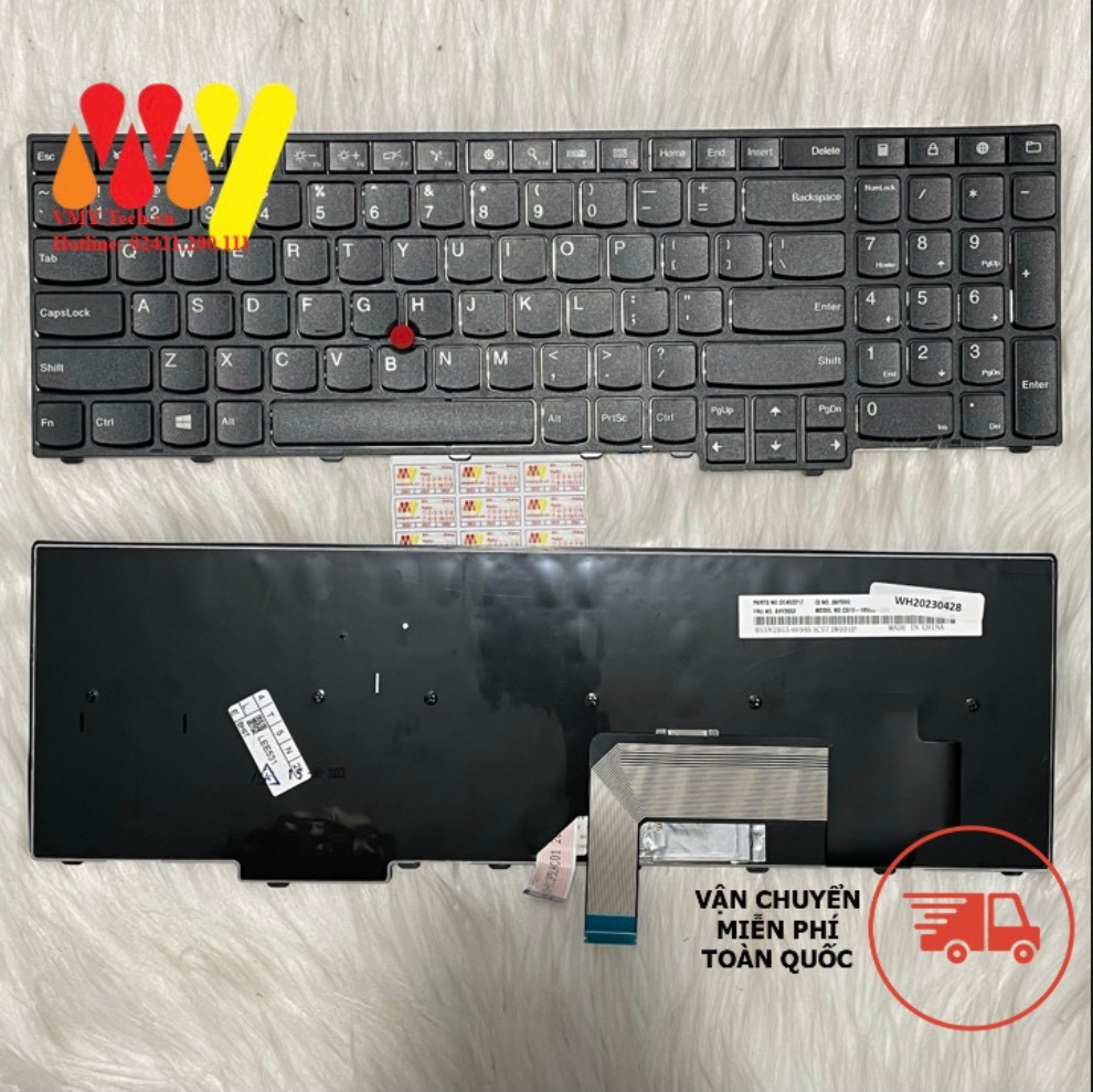 Bàn Phím Lenovo Thinkpad Edge E531 E540 E550 L540 T540 T540P T550 T560 P50S W541 W540 W550(ko LED-có chuột)