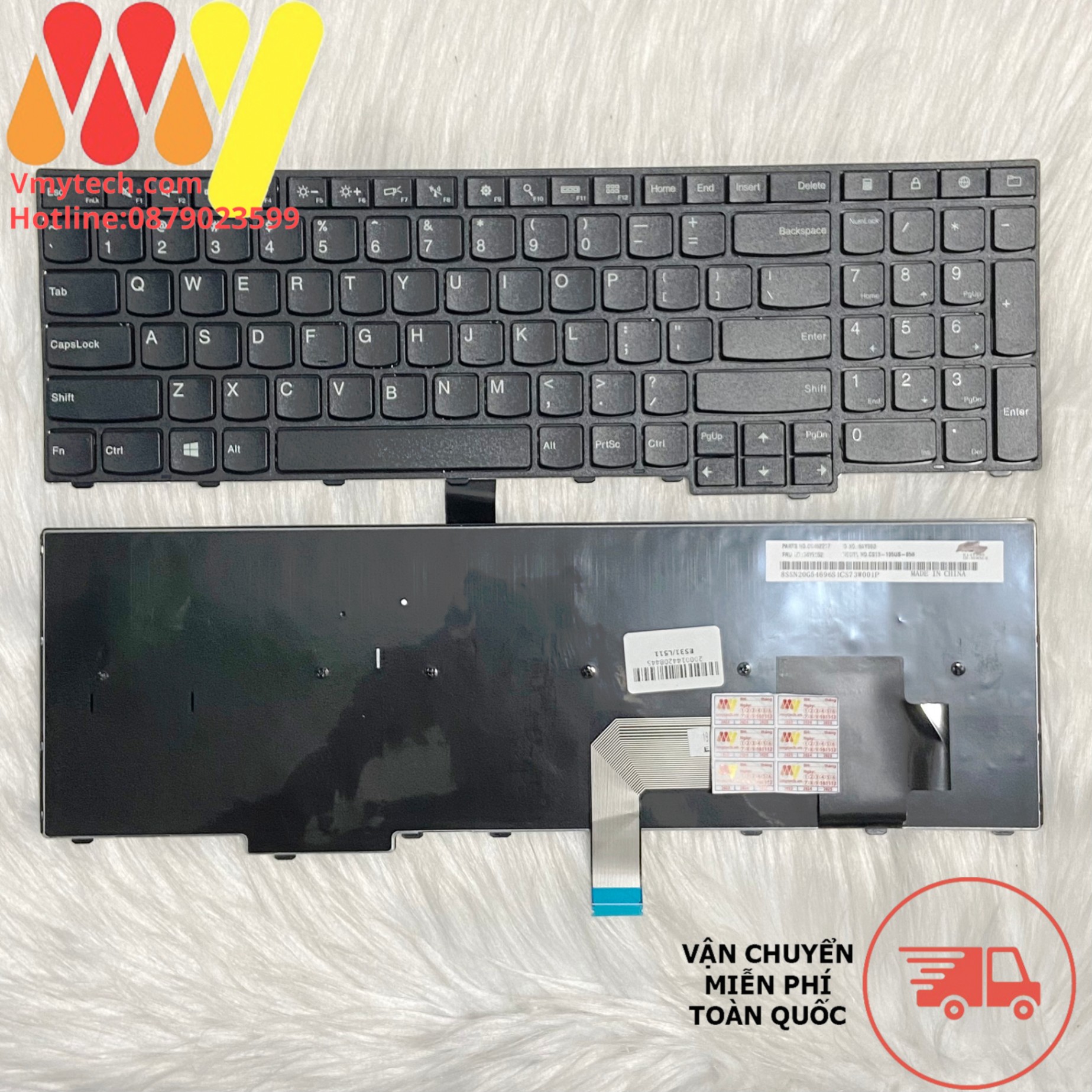 Bàn Phím Lenovo Thinkpad Edge E531 E540 E550 L540 T540 T540P T550 T560 P50S W541 W540 W550 (ko LED-ko chuột)