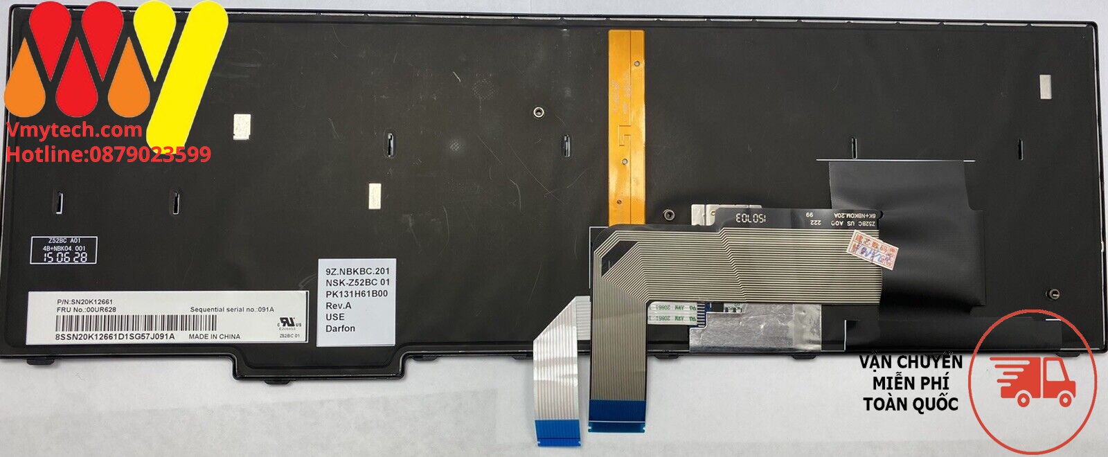 Bàn Phím laptop Lenovo E550 E555 E550C E560 OEM có chuột