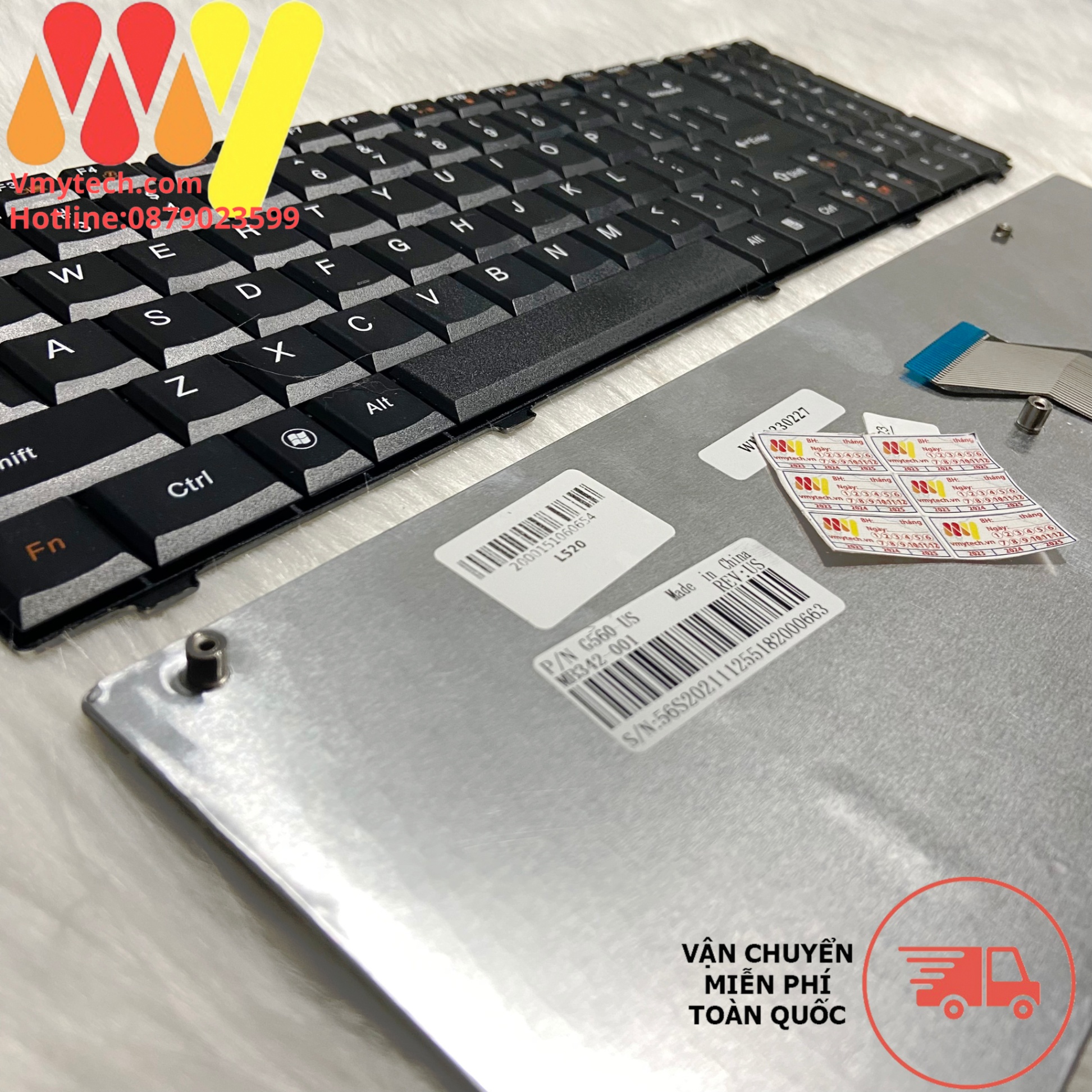 Bàn Phím Laptop Lenovo Z560 Z565 G560 G565 G570 G770 G780