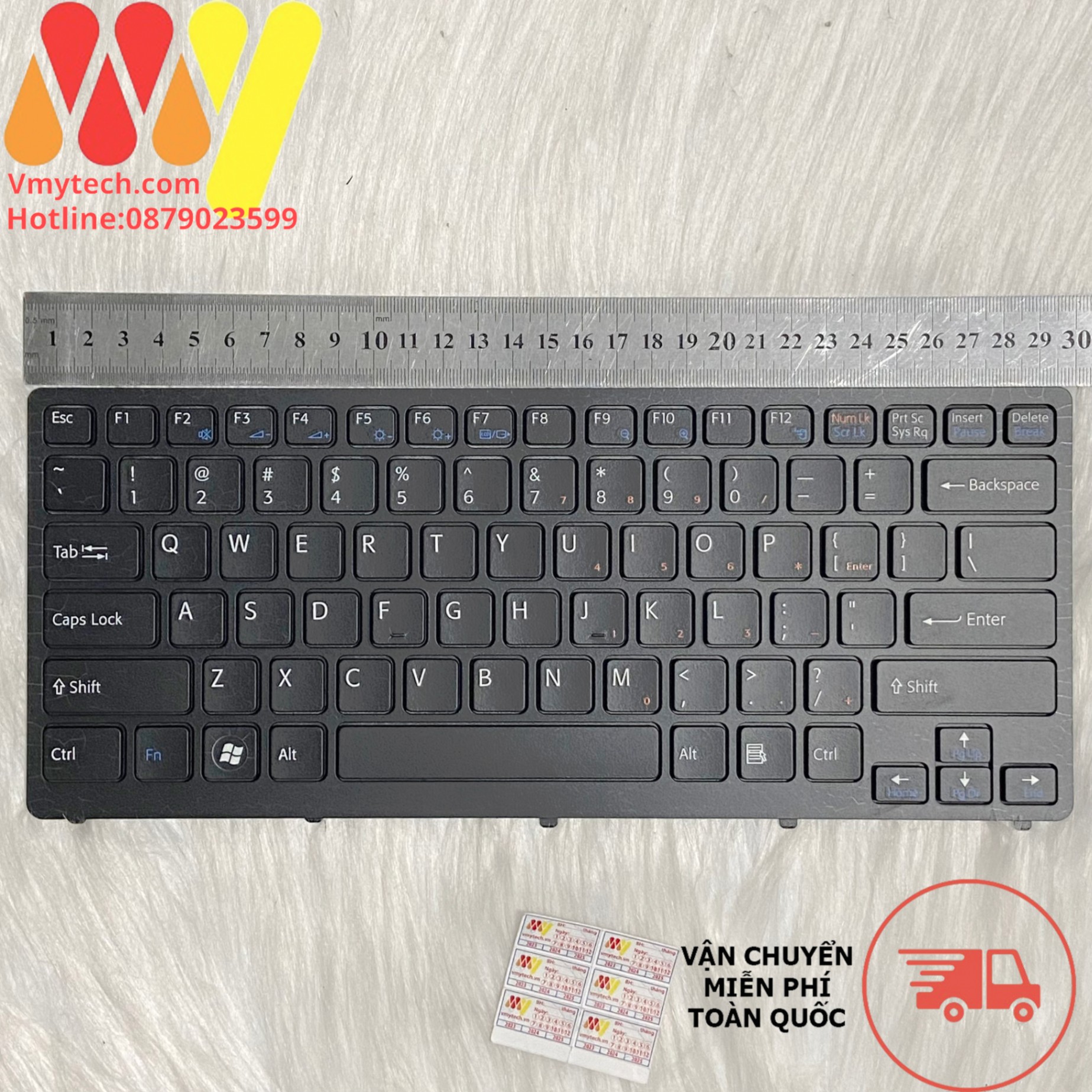 Bàn Phím Laptop Sony Vaio CW VPC-CW13FX VPCCW13FX Màu Đen