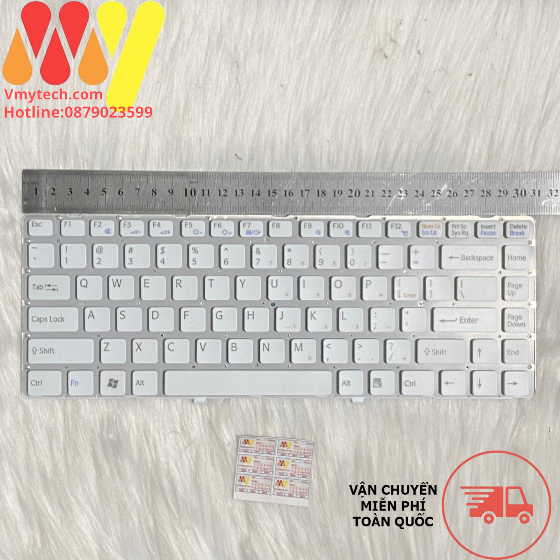 Bàn phím laptop Sony Vaio NW PCG-7181L ,PCG-7183L, PCG-7182L ,PCG-7184L,7173L PCG-7174L PCG-7191L PCG-7192L PCG-7148L Màu Trắng
