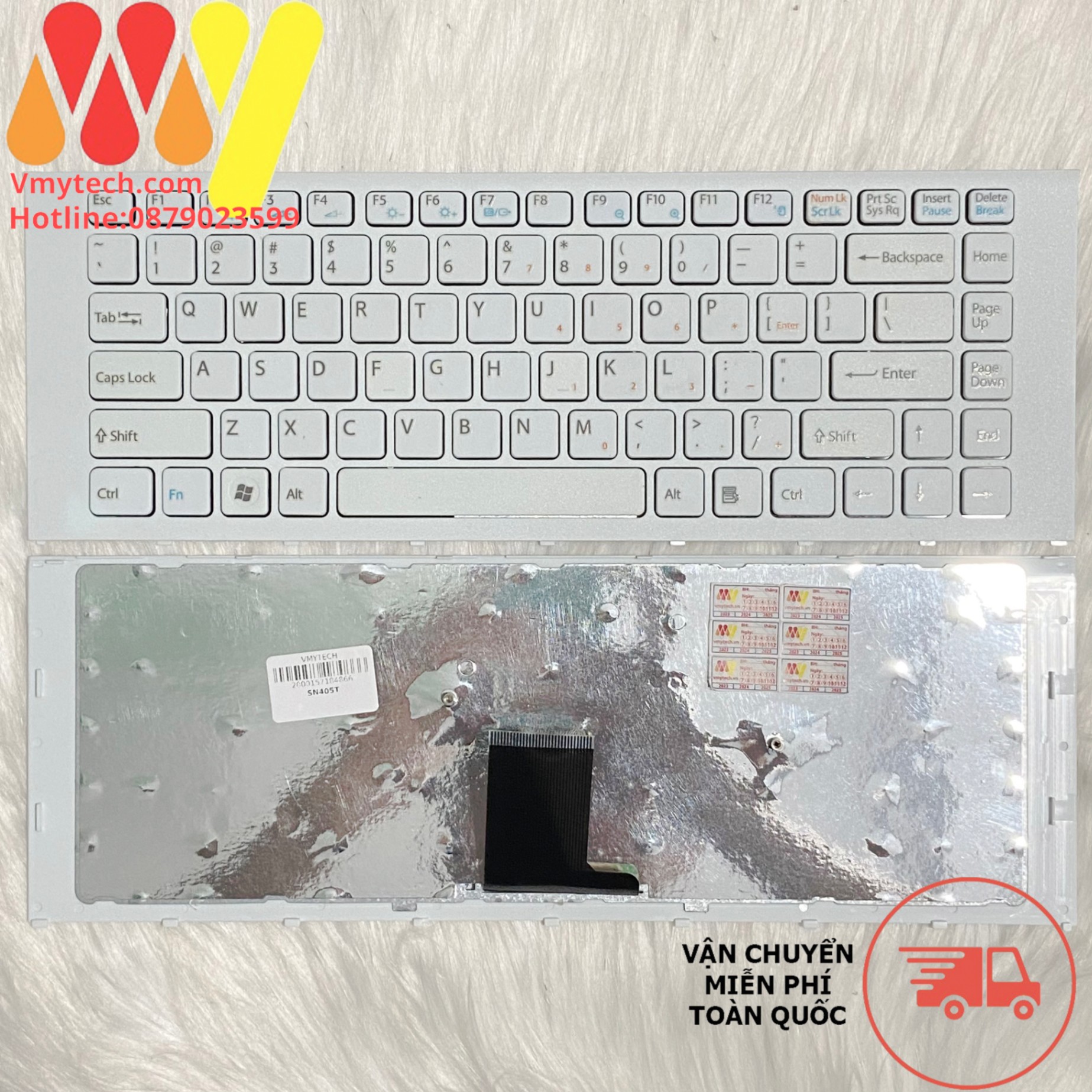 Bàn phím Laptop sony Vaio EA PCG-61317L, PCG-61315L PCG-61312W PCG-61212 PCG-61317 Trắng