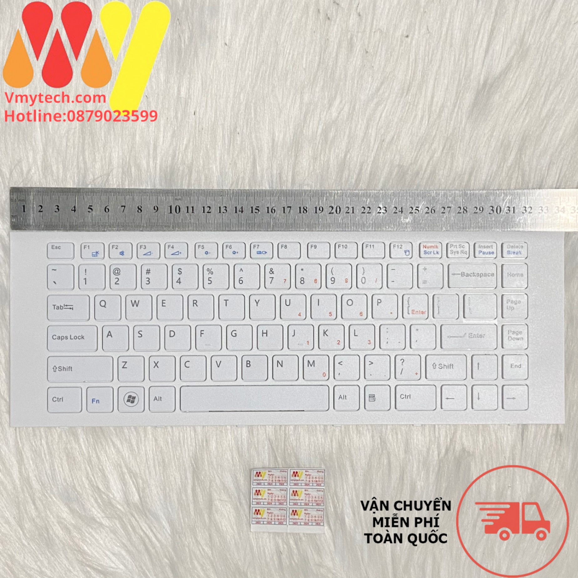 Bàn Phím Laptop Sony Vaio VPCEG VPC-EG EG16 EG18 Màu Trắng