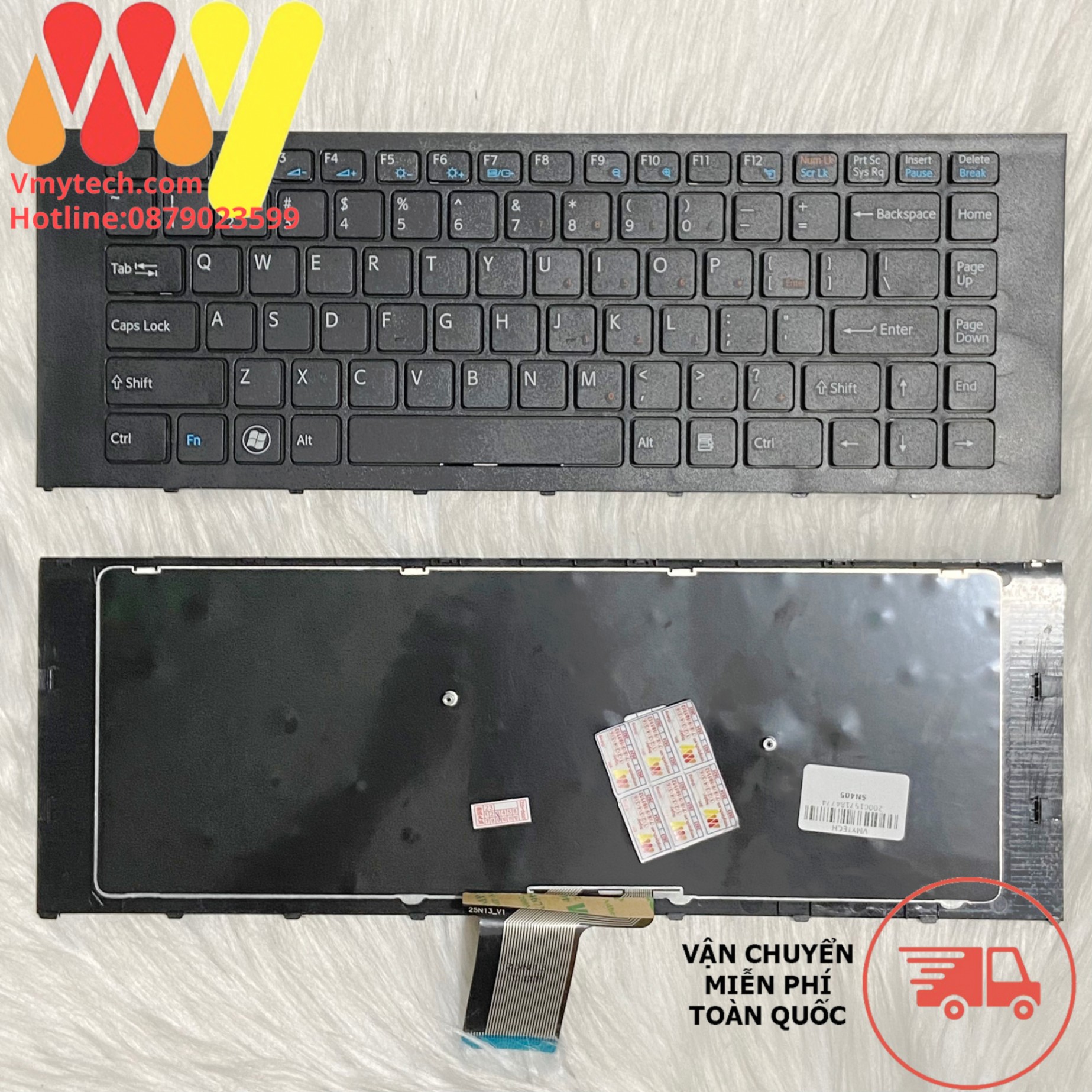 Bàn phím Laptop sony Vaio EA PCG-61317L, PCG-61315L PCG-61312W PCG-61212 PCG-61317 ĐEN