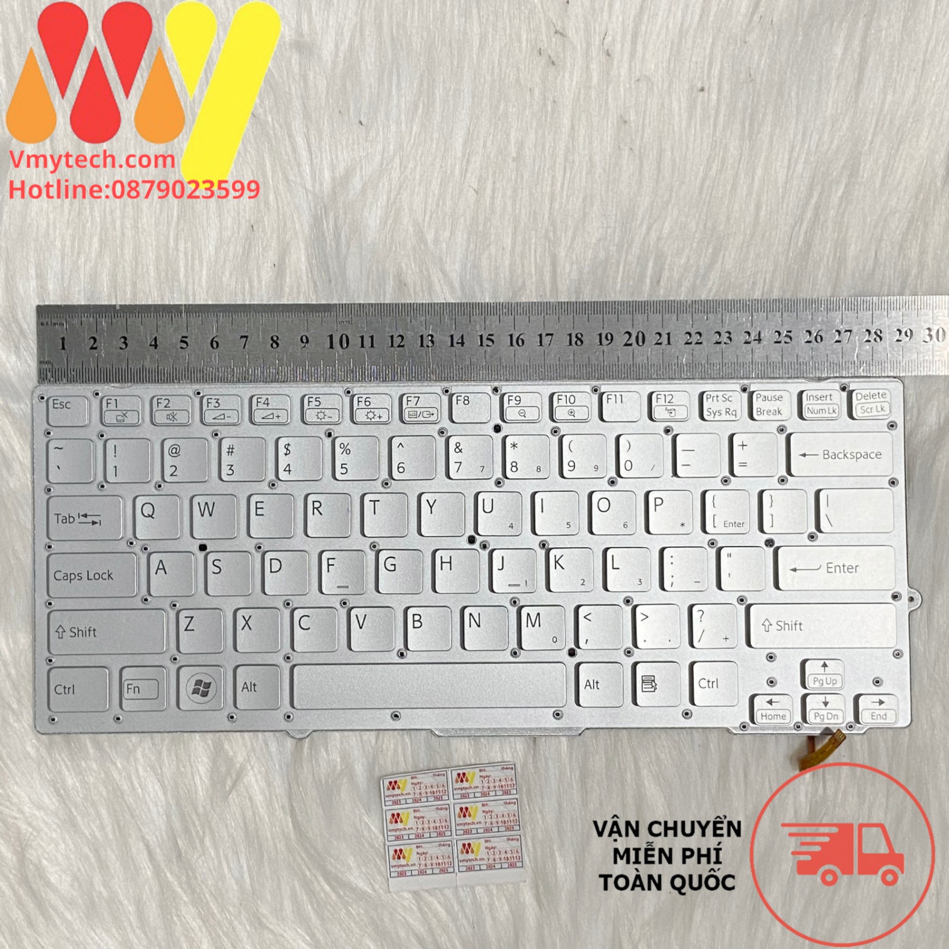 Bàn Phím Laptop Sony Vaio SB SC SD SA PCG-41216L PCG-41217L PCG-41219L PCG-4121GL BẠC LED