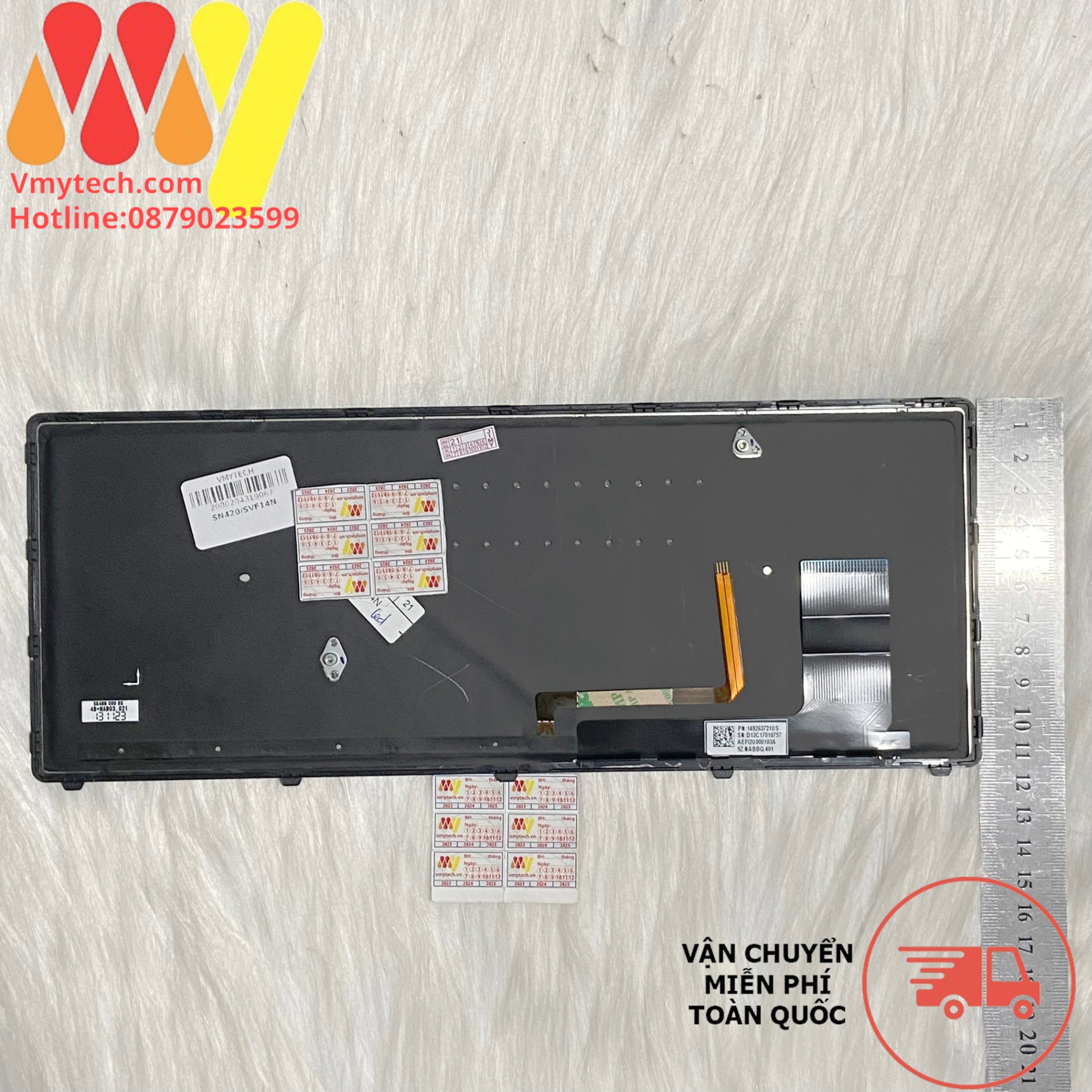 Bàn Phím Laptop Sony vaio VPC-SVF14N SVF14N FIT 14N 149264011us Cáp góc CÓ LED