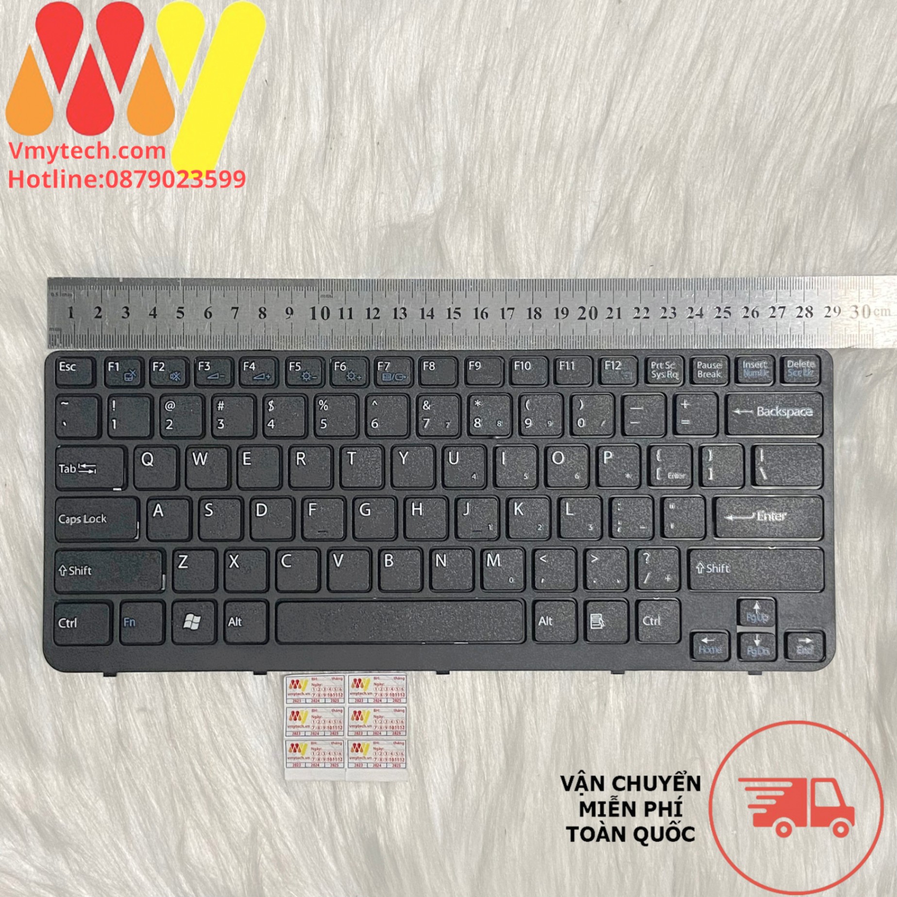 Bàn phím Laptop Sony SVE14 SVE14AA12T SVE141M12T SVE1413 SVE14A16EC SVE141C11L SVE141D11L SVE141J11W Đen