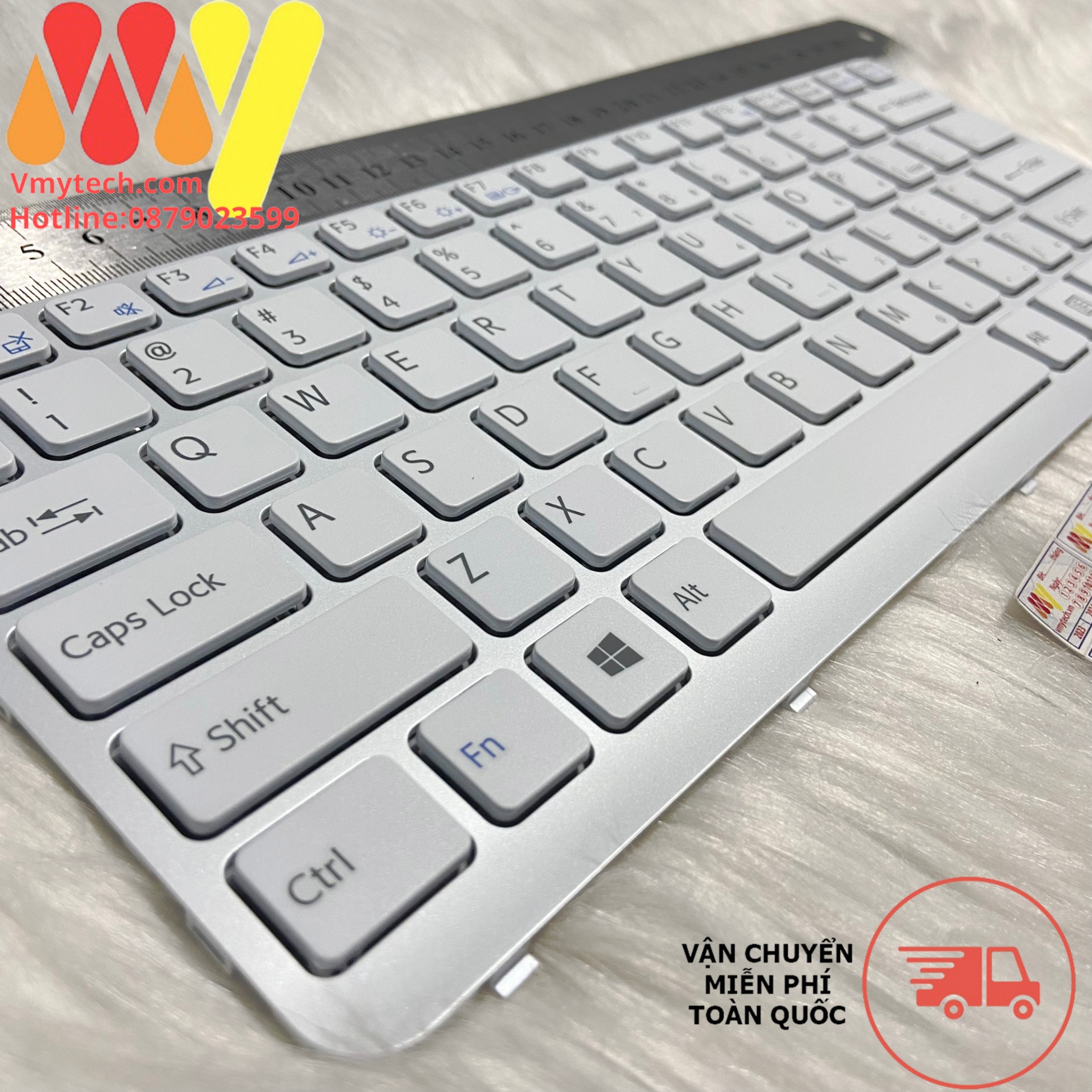 Bàn phím Laptop Sony SVE14 SVE14AA12T SVE141M12T SVE1413 SVE14A16EC SVE141C11L SVE141D11L SVE141J11W Trắng