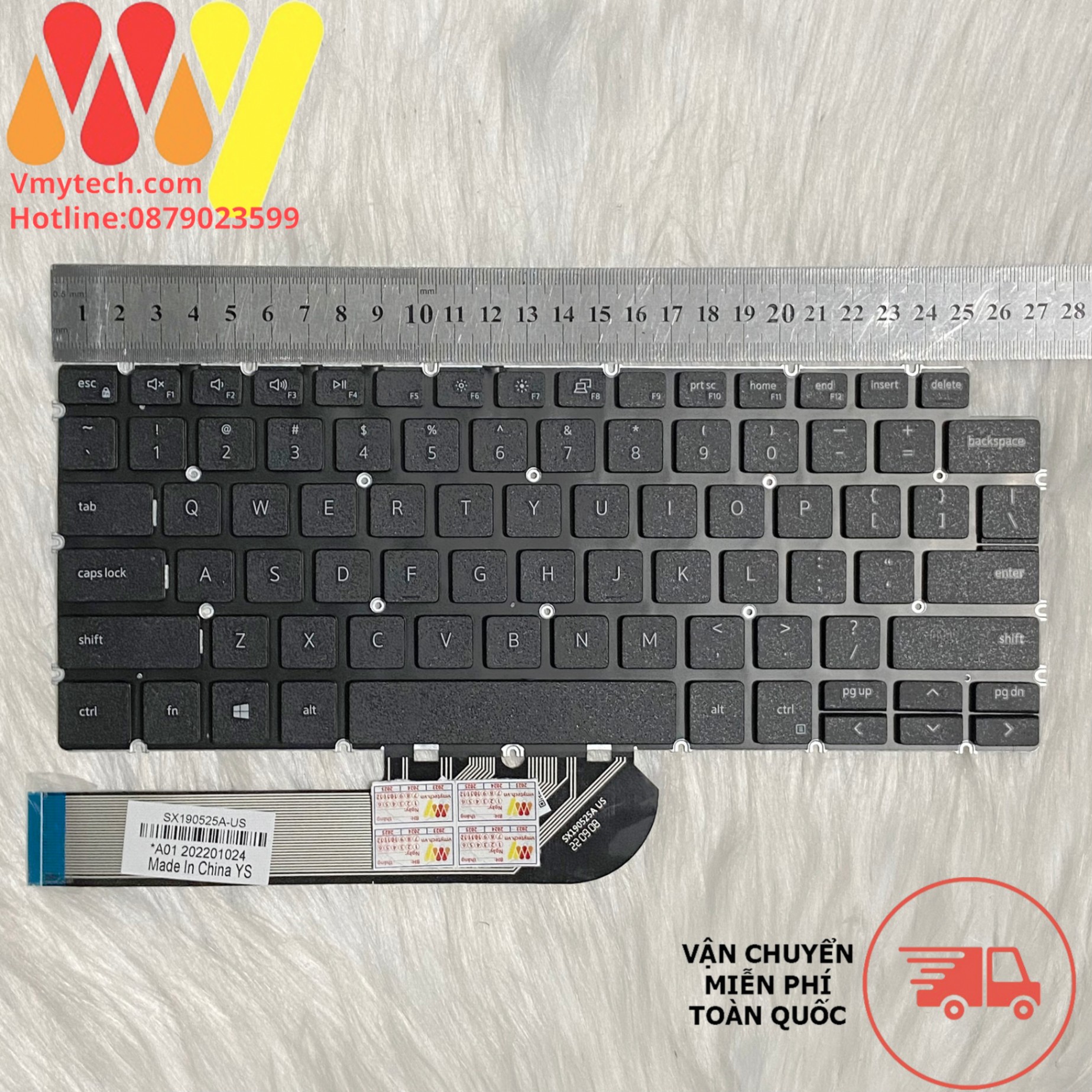 Bàn phím Dell Latitude 14 3420 Inspiron 13/16 5310 5320 5620 5625 7620