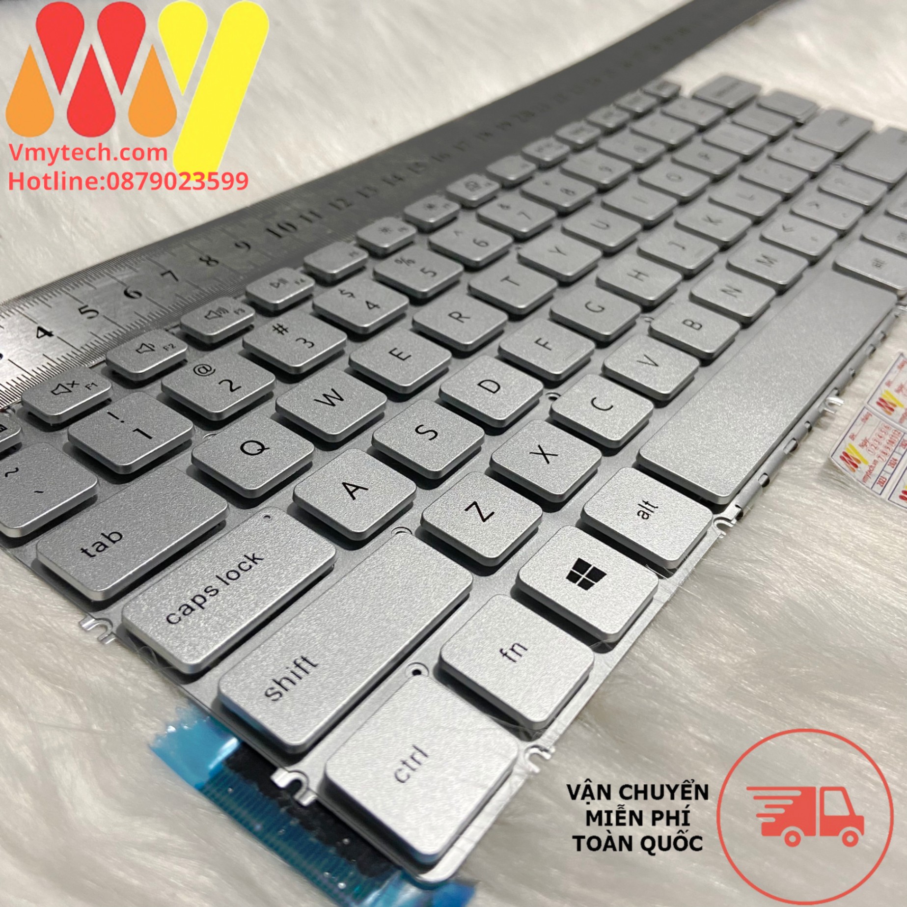 Bàn phím Dell Latitude 3301 3311 3410, Vostro 3400 (Gen 11) Bạc