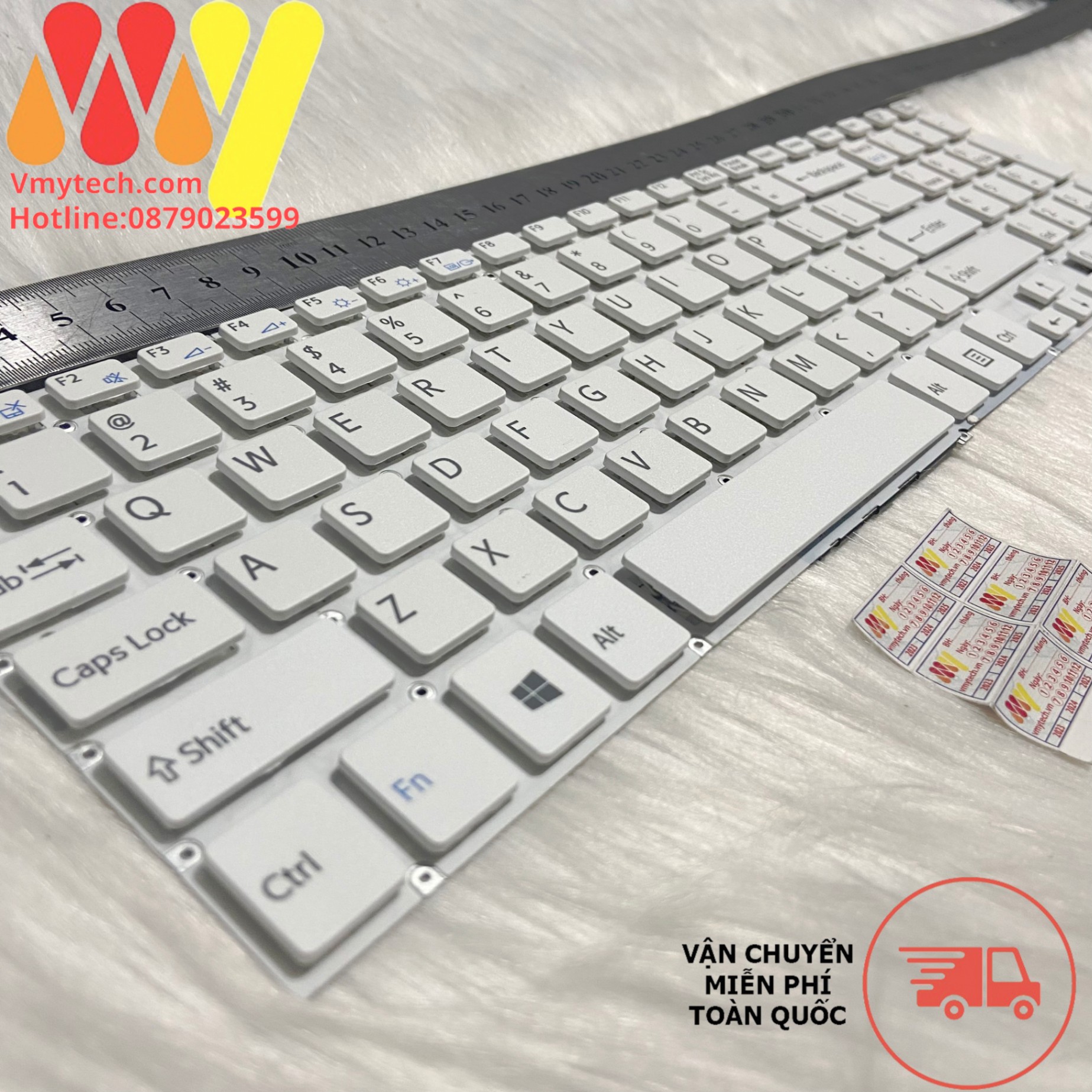 Bàn Phím Laptop Sony VAIO Fit 15 15E SVF15 SVF152 SVF153 SVF15A màu Trắng