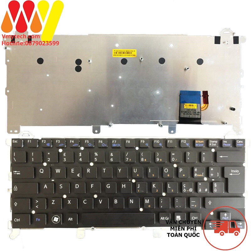 Bàn phím Laptop Sony Z, VPC-Z VPCZ, VPC-Z, VPCZ11, VPCZ12, VPCZ13