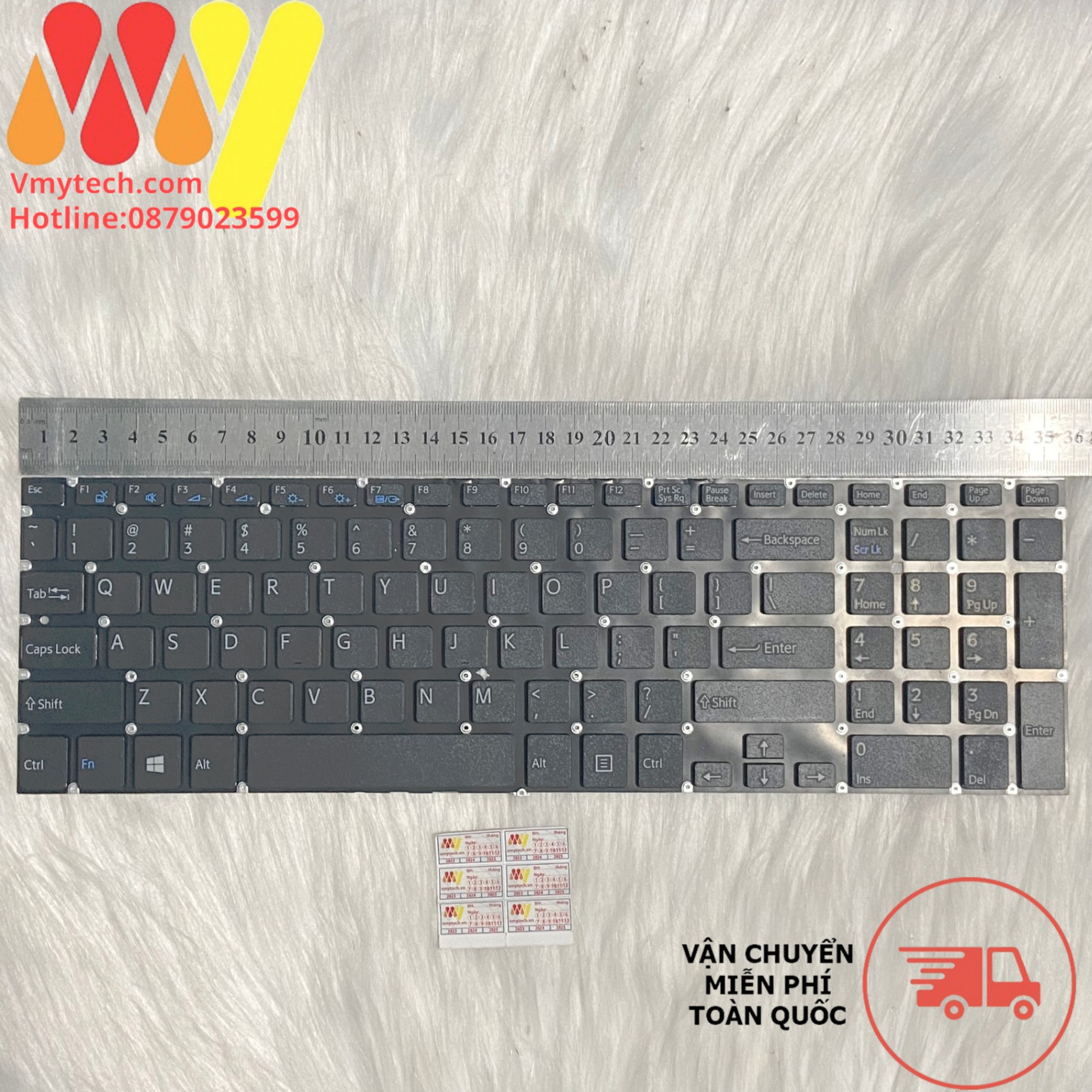 Bàn phím laptop Sony Vaio SVF15, SVF15A13SGS, SVF15A13SG, SVF15A13SG Đen cáp cong